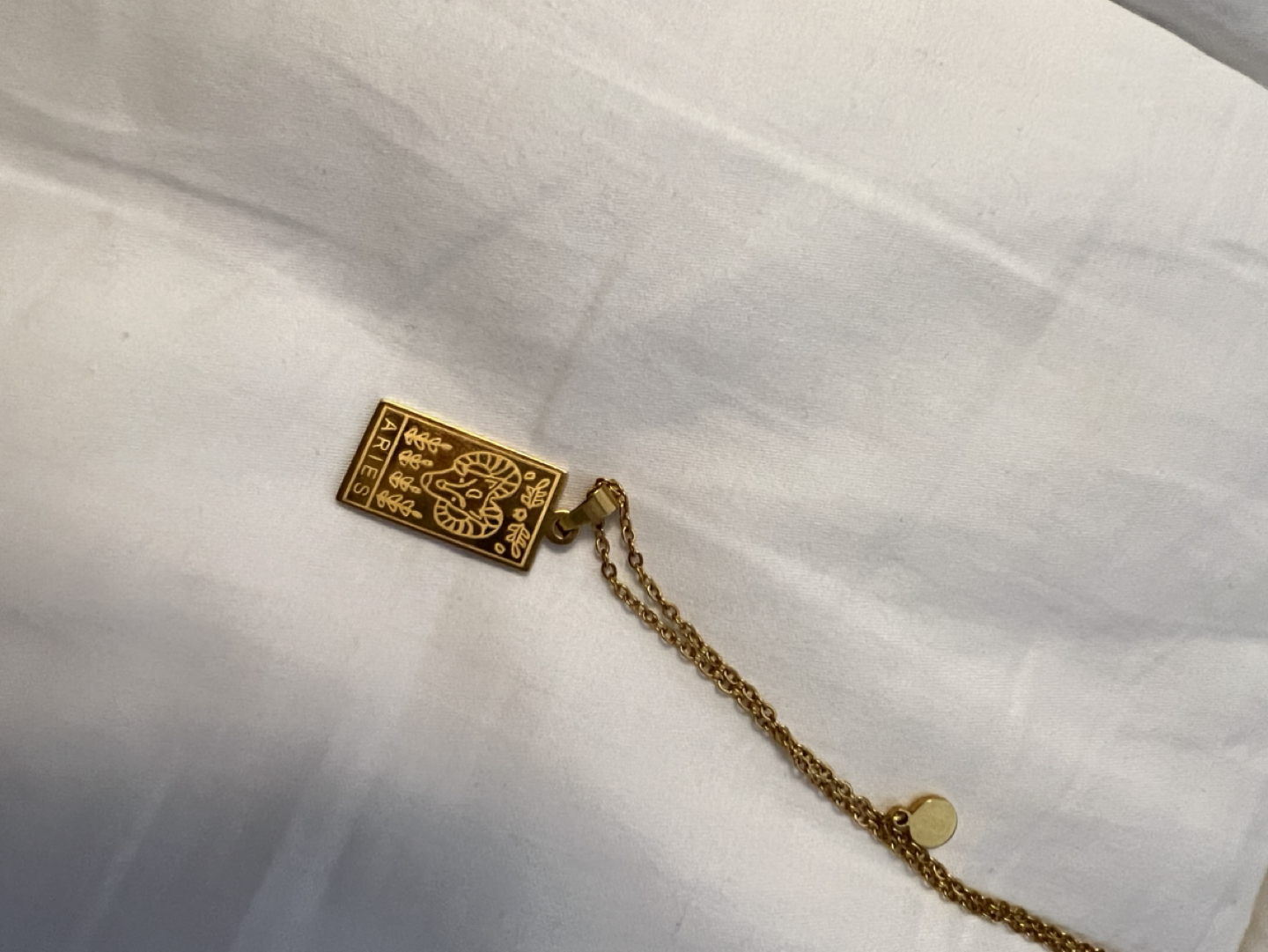 #freecycle zodiac gold necklace - photo 2
