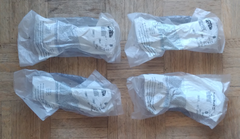 POLYSAFE CLEAR SAFETY GLASS ADULT SIZE 4 PIECES NEW image indicator(2)