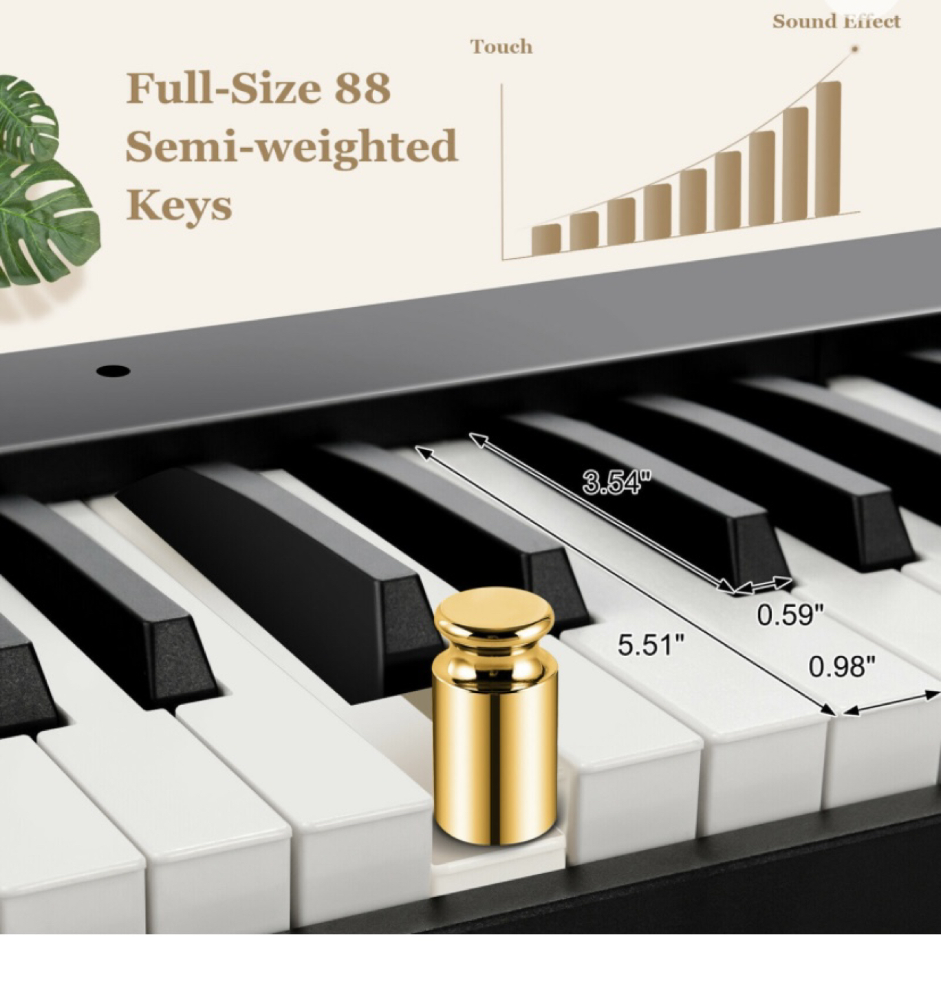 88-Key Folding Electric Piano Keyboard image indicator(4)