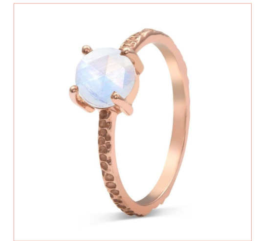 Moonstone Ring Size 7 - photo 2