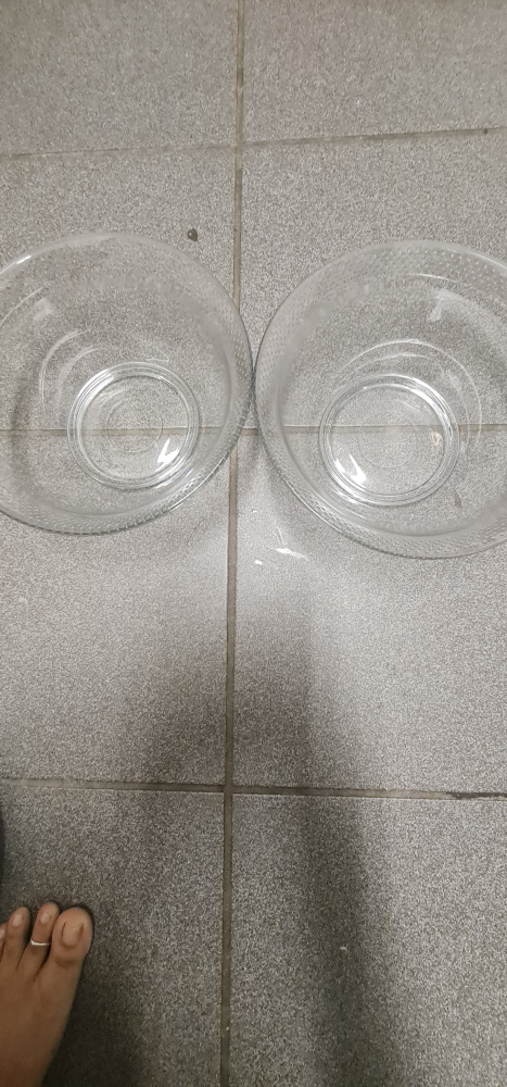 Big serving glass bowl 