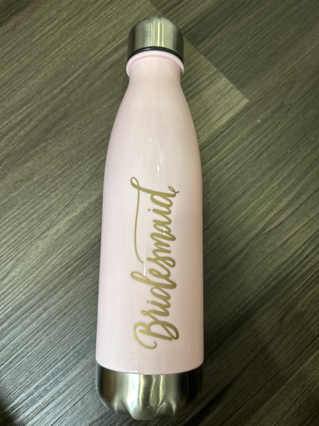Bridesmaid Plastic Water Bottle