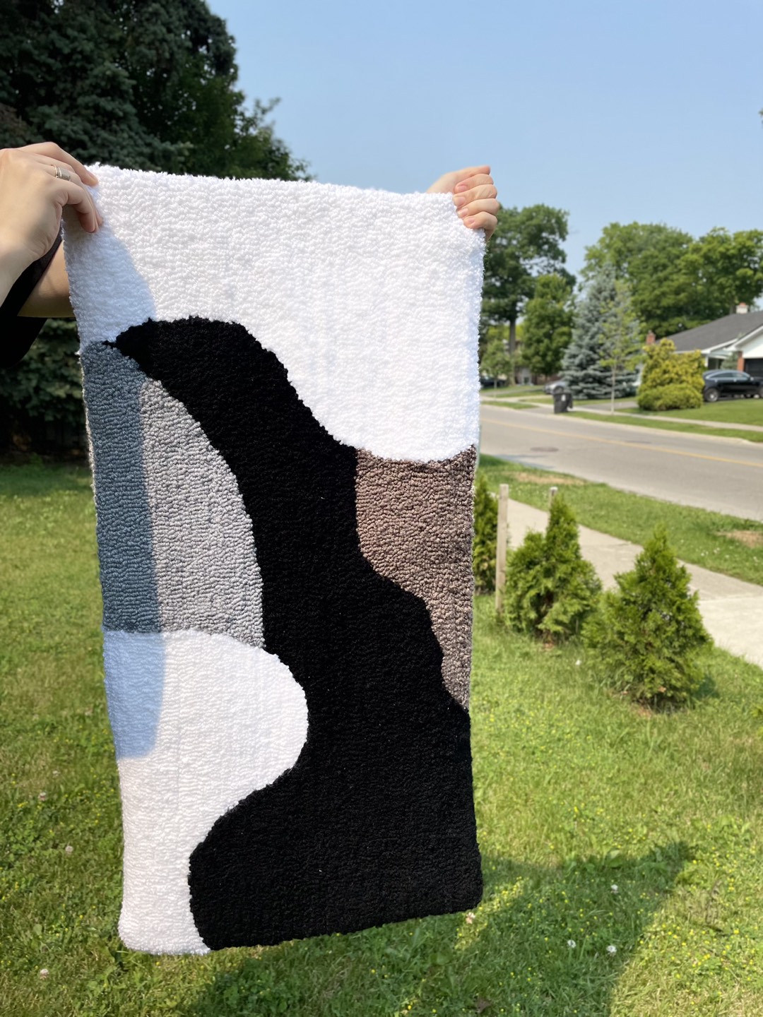 Tufting rugs handmade