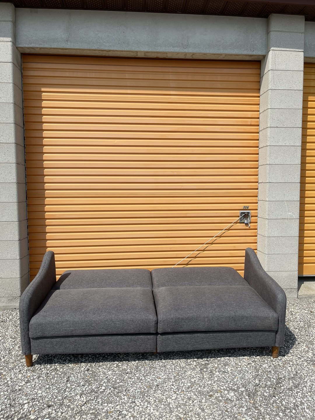 (Delivery Available) Grey Sofa Bed / 3 Seater - photo 3