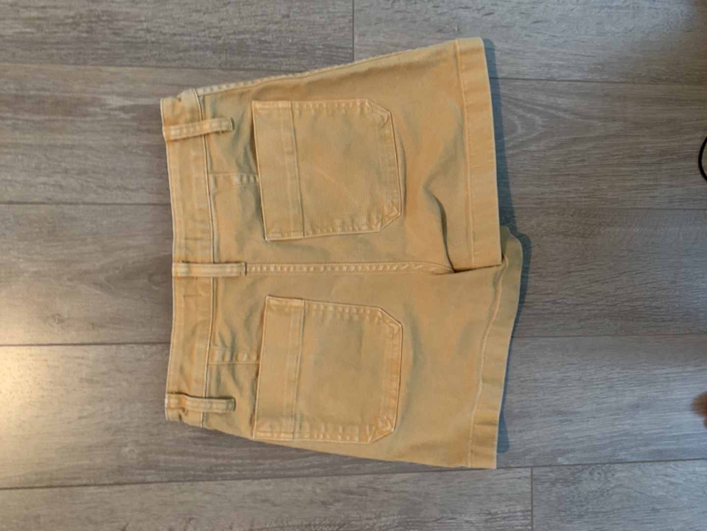 Madewell Highrise denim Shorts orange mango - photo 3
