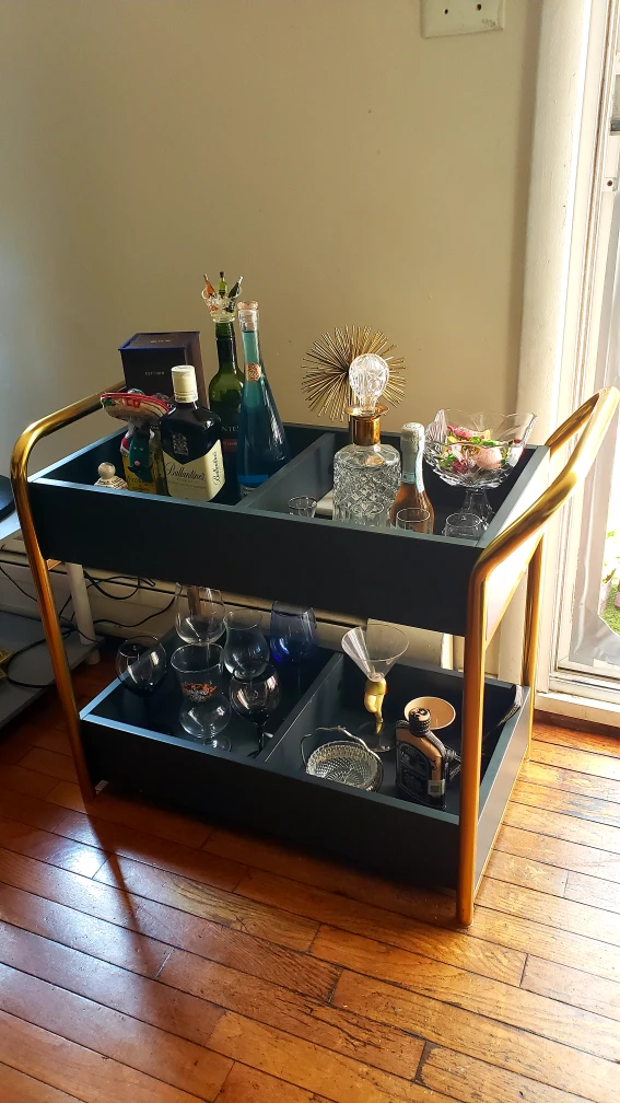 Create and Barrel Bar Cart