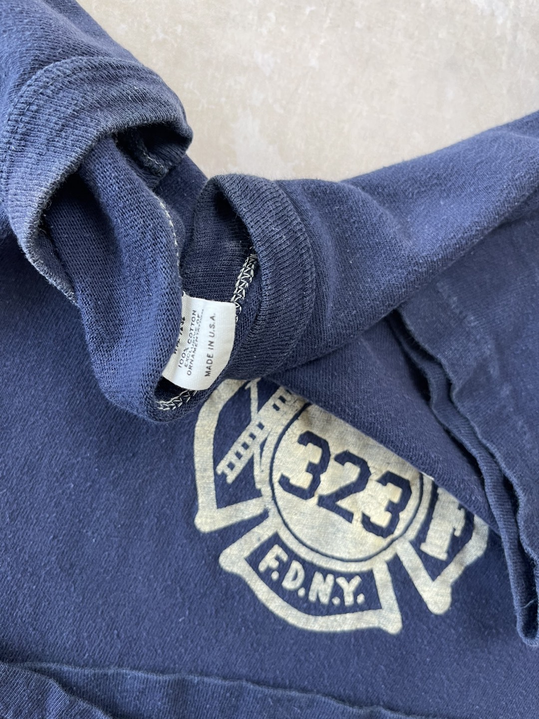 Vintage 70s Russell Athletic Gold Logo FDNY T-shirt image indicator(4)