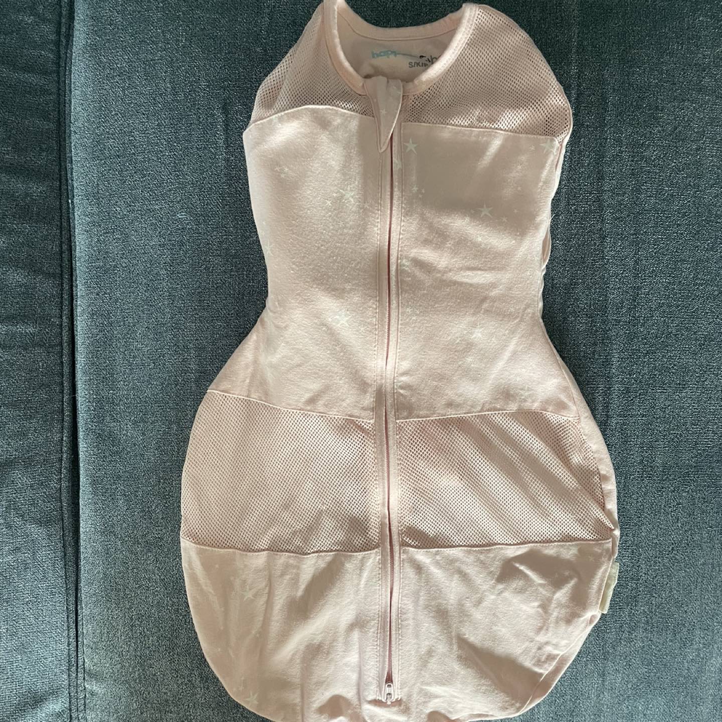 Happiest Baby Sleepea 5-Second Swaddle, Small, Pink Stars