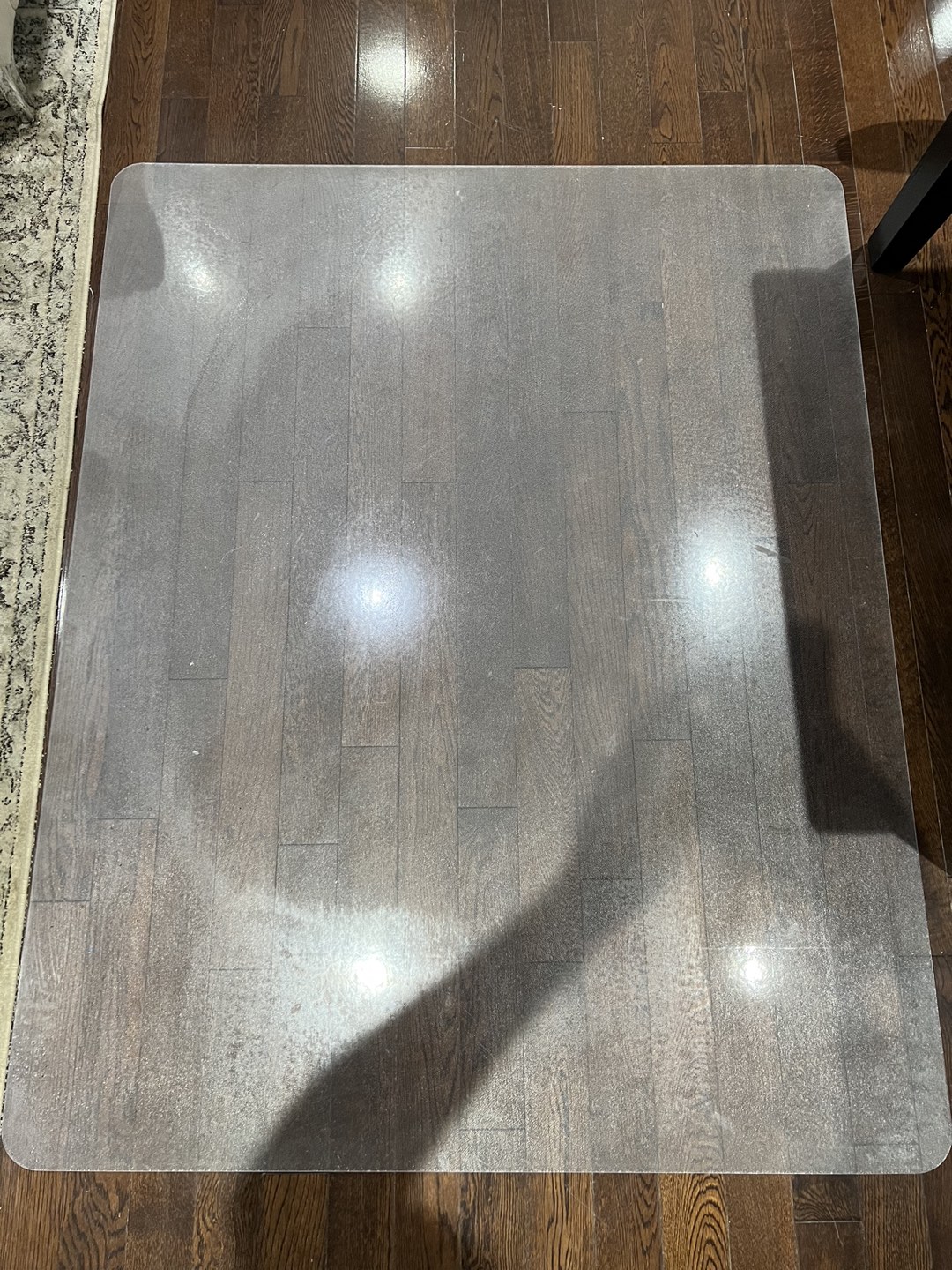 Desk chair floor mat