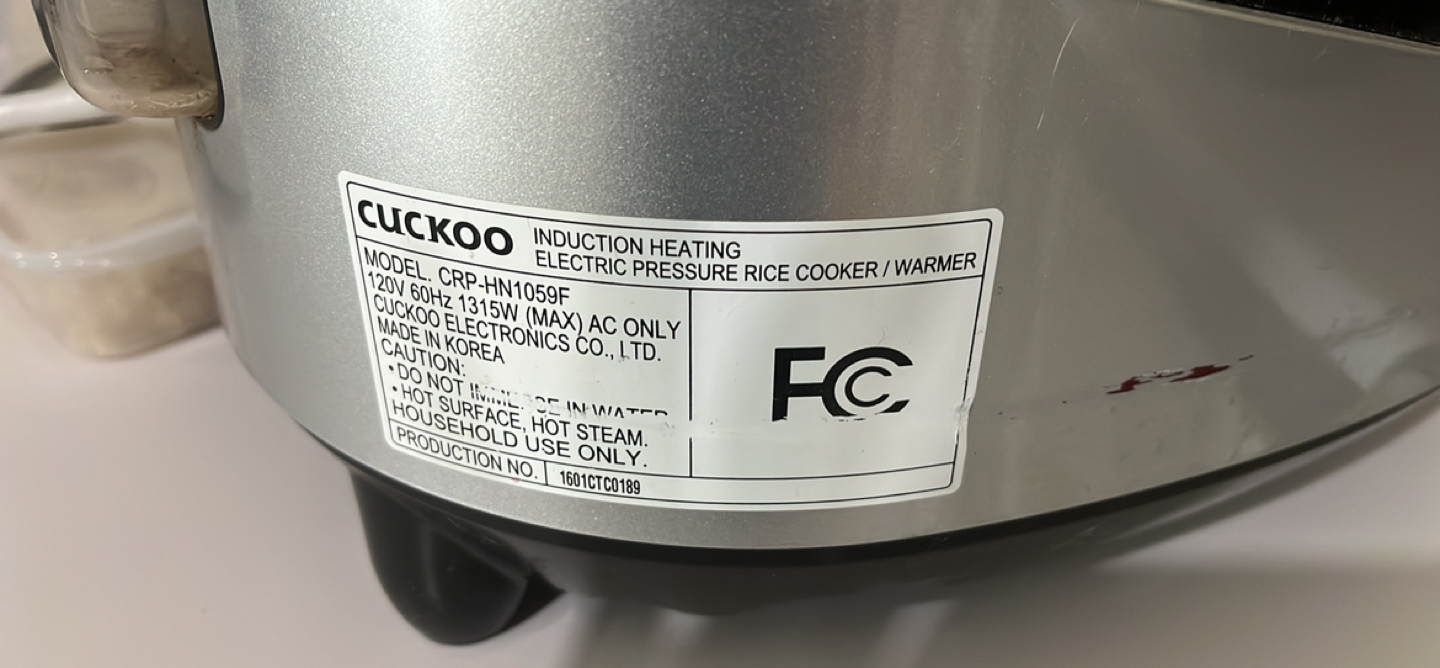 Cuckoo Rice Cooker