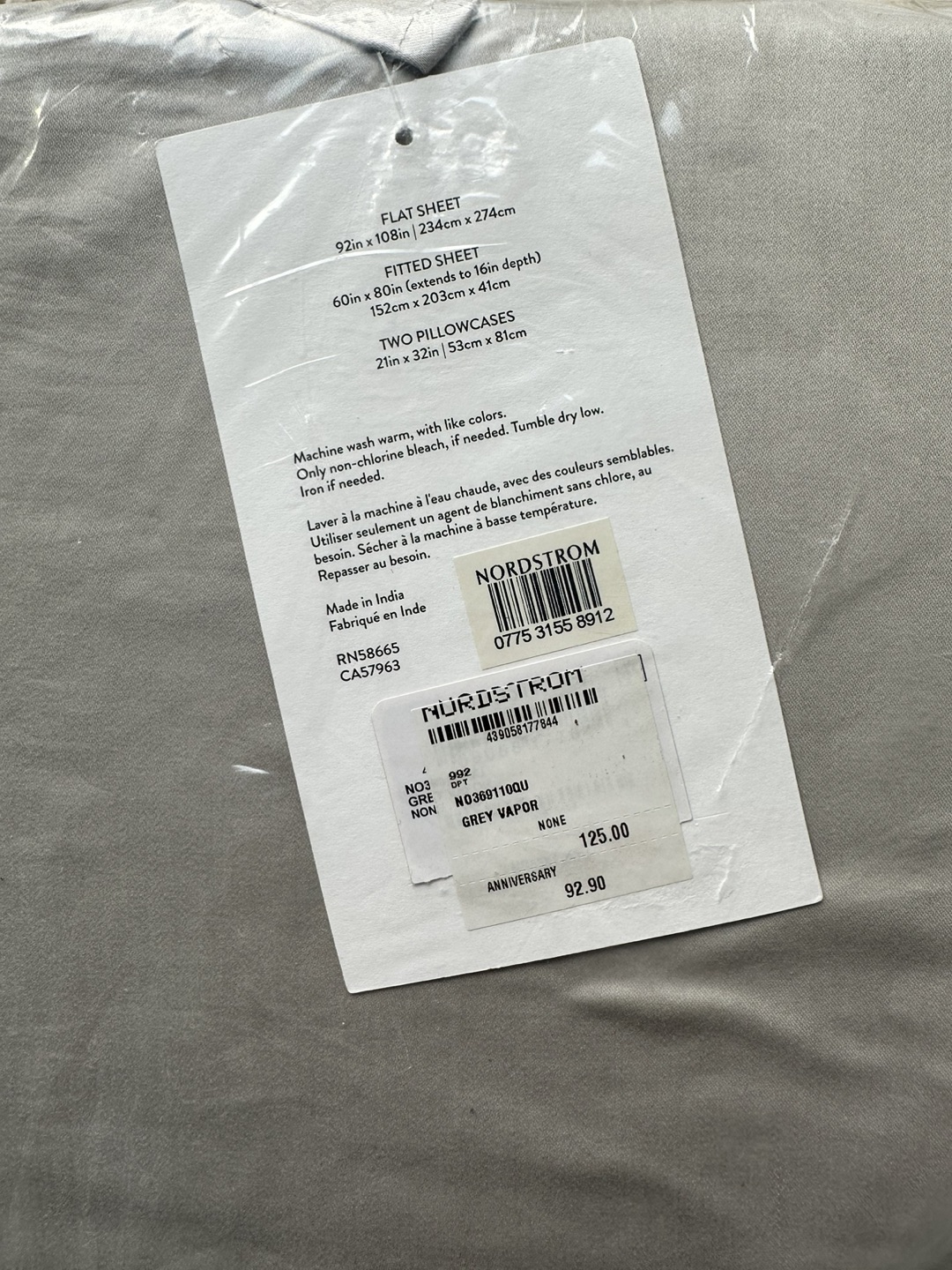 New 400 Thread Count Sateen Sheet Set - Moving Sale! image indicator(3)