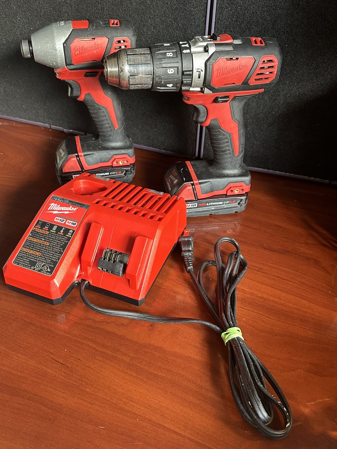 Milwaukee 1/4 Impact Driver & 1/2 Hammer Drill