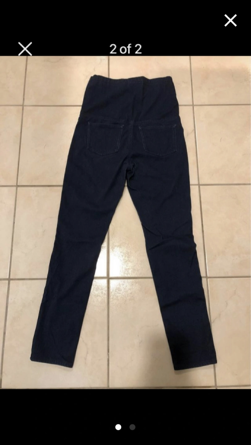 UNIQLO MATERNITY DENIM LEGGINGS PANTS Size:Medium image indicator(6)