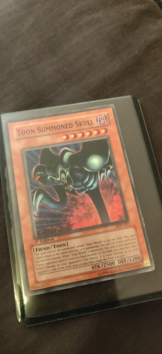 Toon Summoned Skull First Edition YuGiOh Card  thumbnail