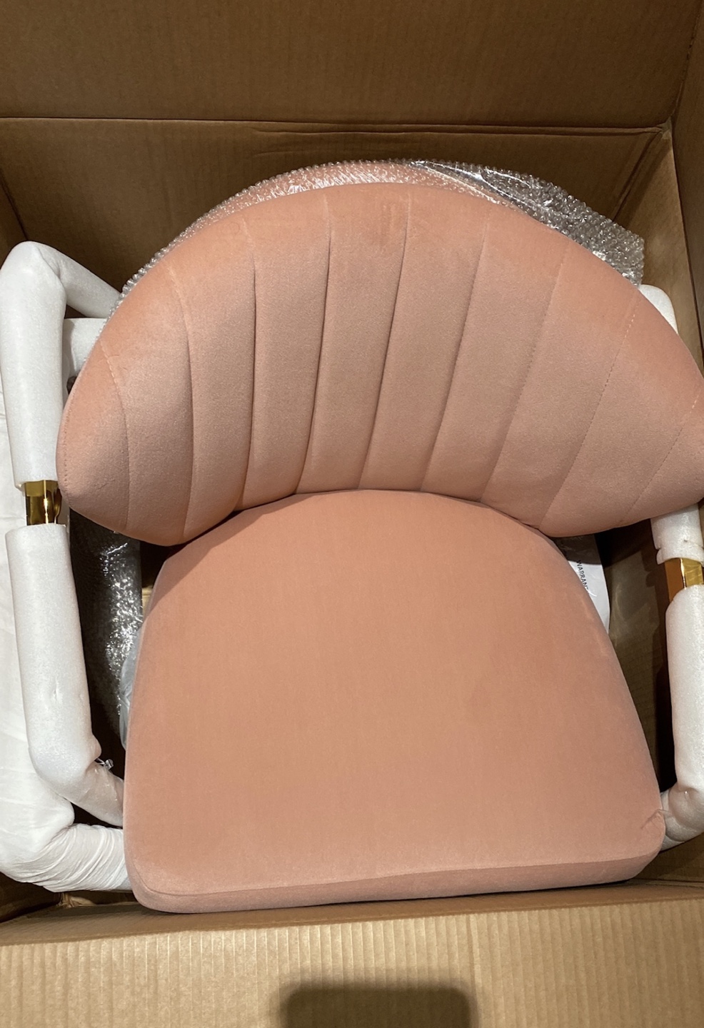 velvet dining chair - photo 2