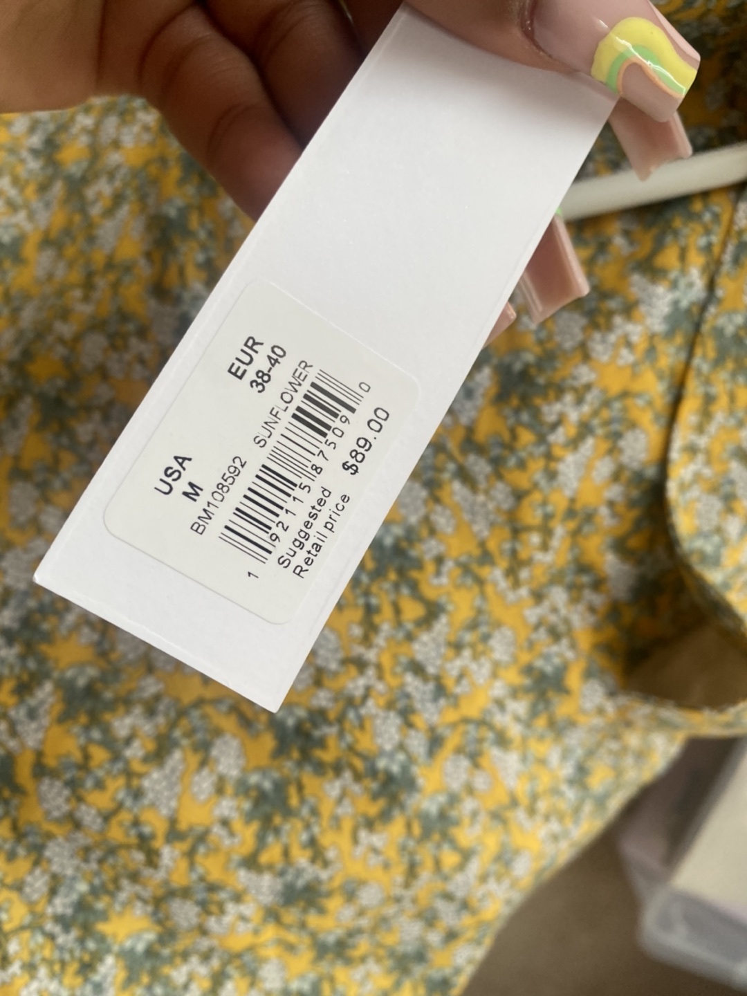 Yellow floral Steve Madden dress - photo 3