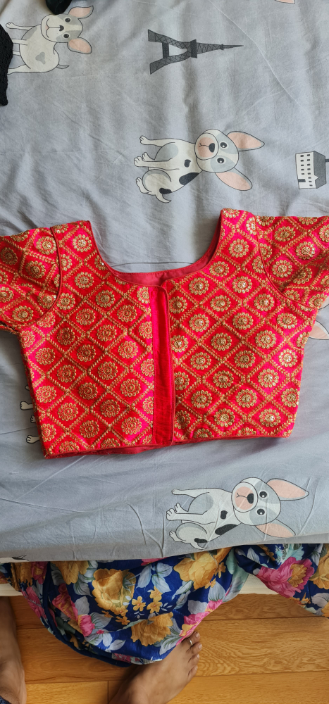 saree blouse crop top - photo 2
