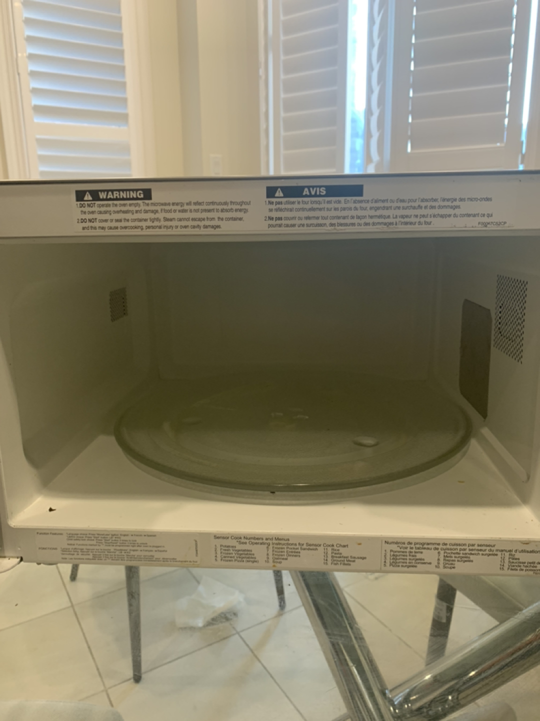 Panasonic Microwave image indicator(3)