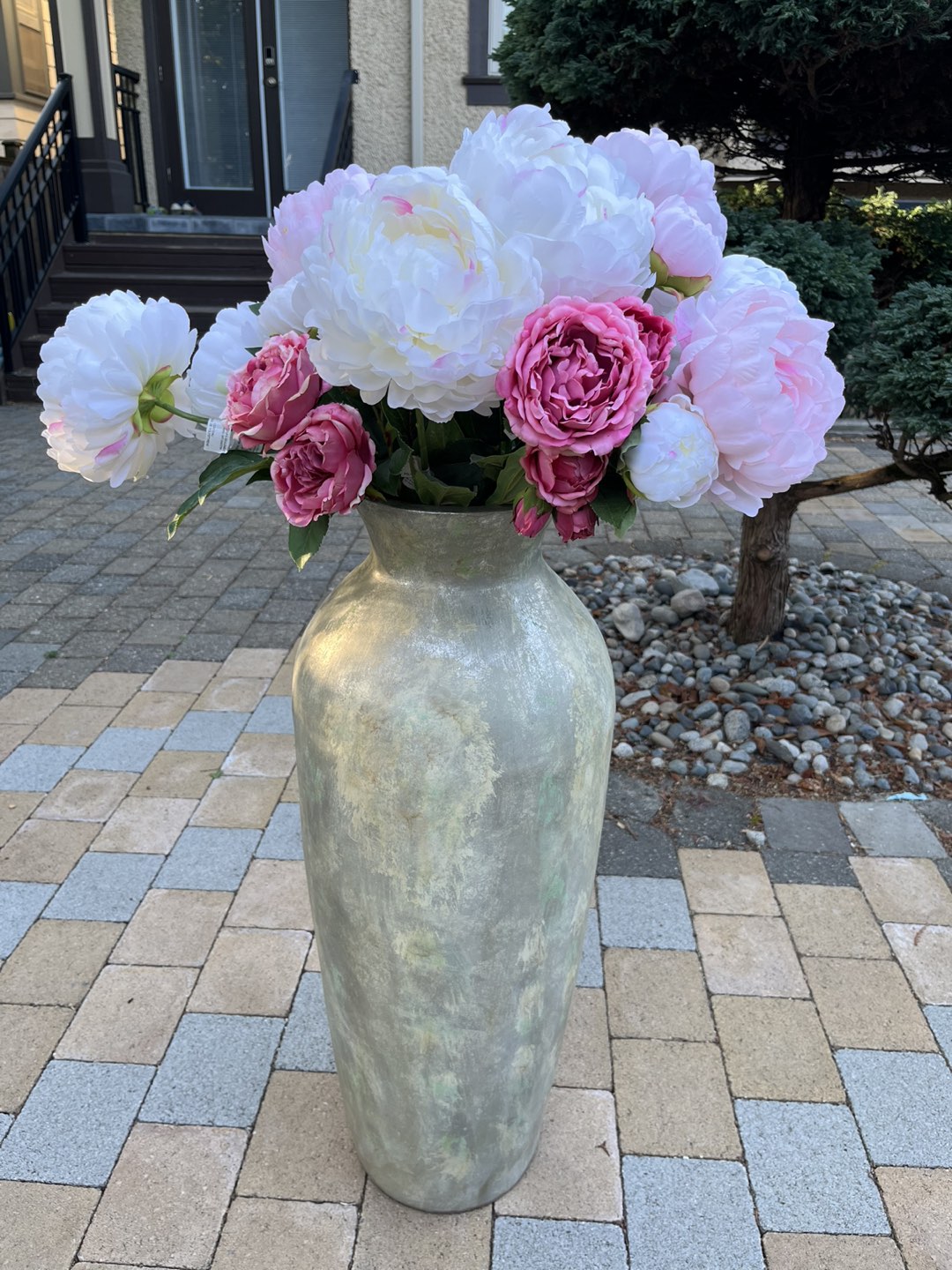 vase with artificial flowers thumbnail