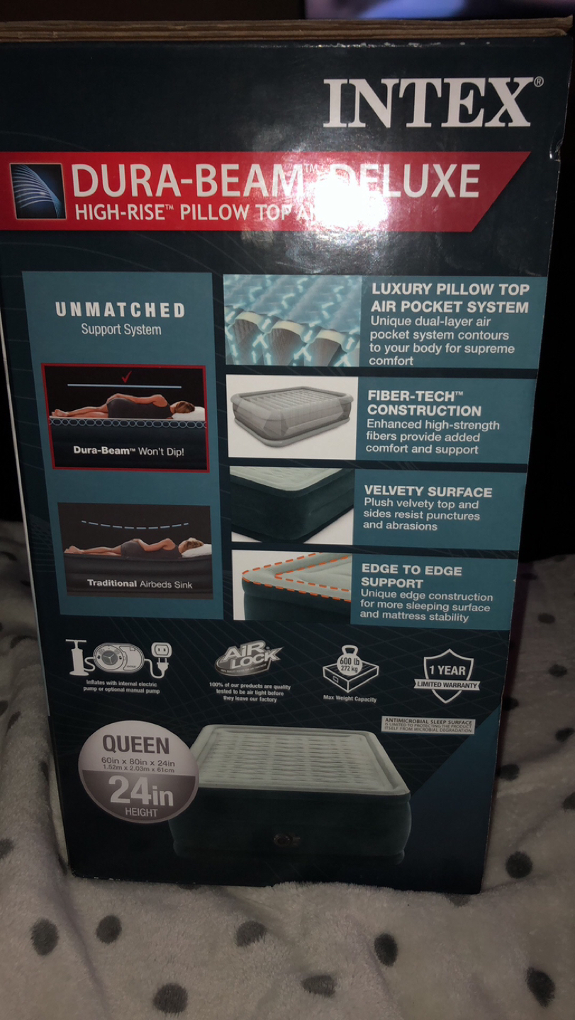 Intex queen size air mattress - photo 2