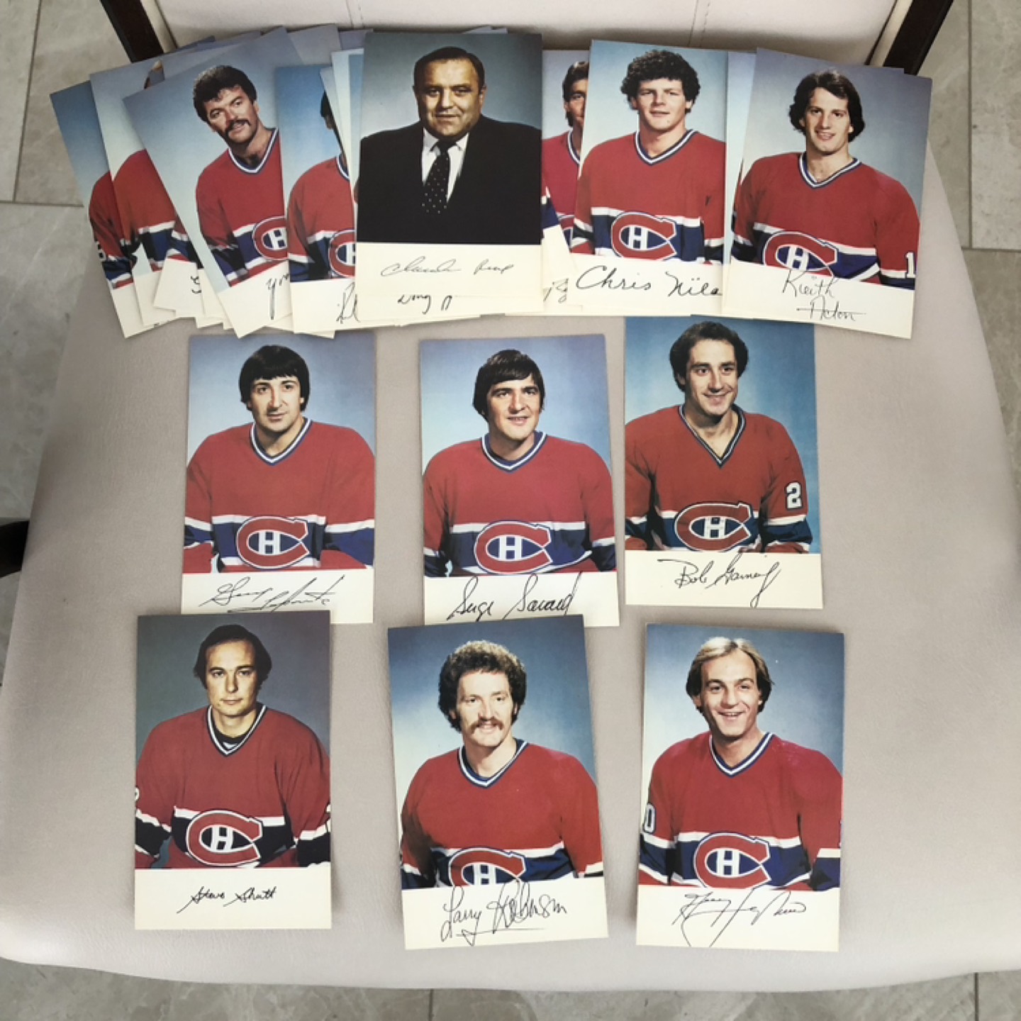 Montreal canadiens 1980/81 postcard set