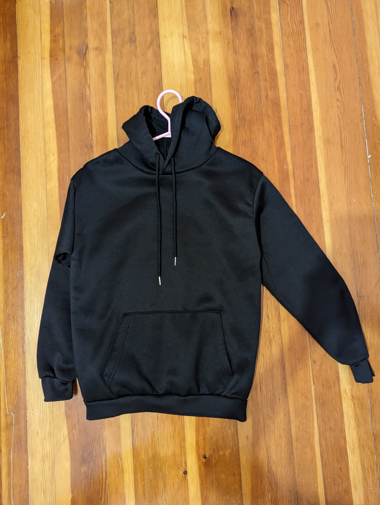 black hoodie thumbnail