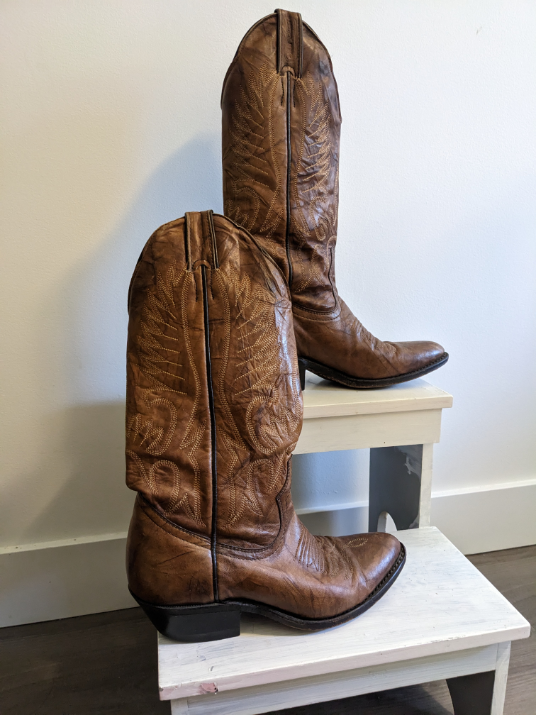 Womens Leather Boulet Boots