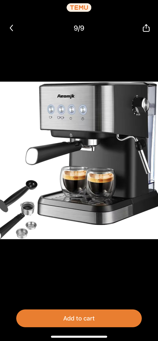 20 Bar Espresso Machine, Fast Heating Coffee Machine - photo 3