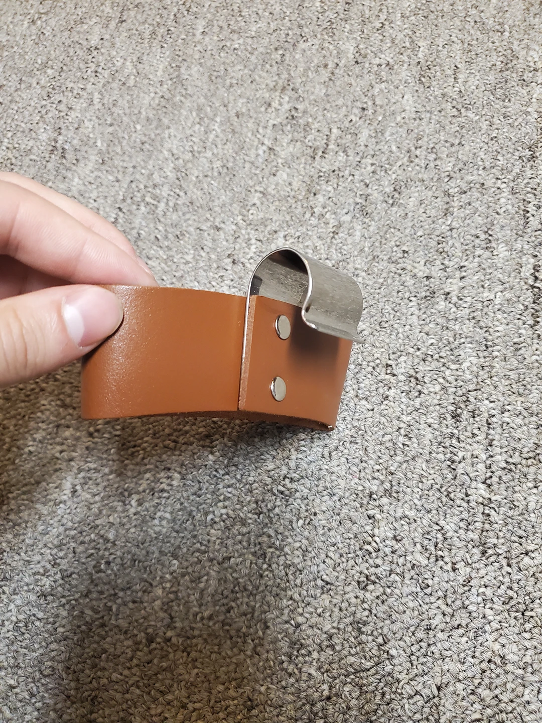 Bike leather coffee cup holder image indicator(2)