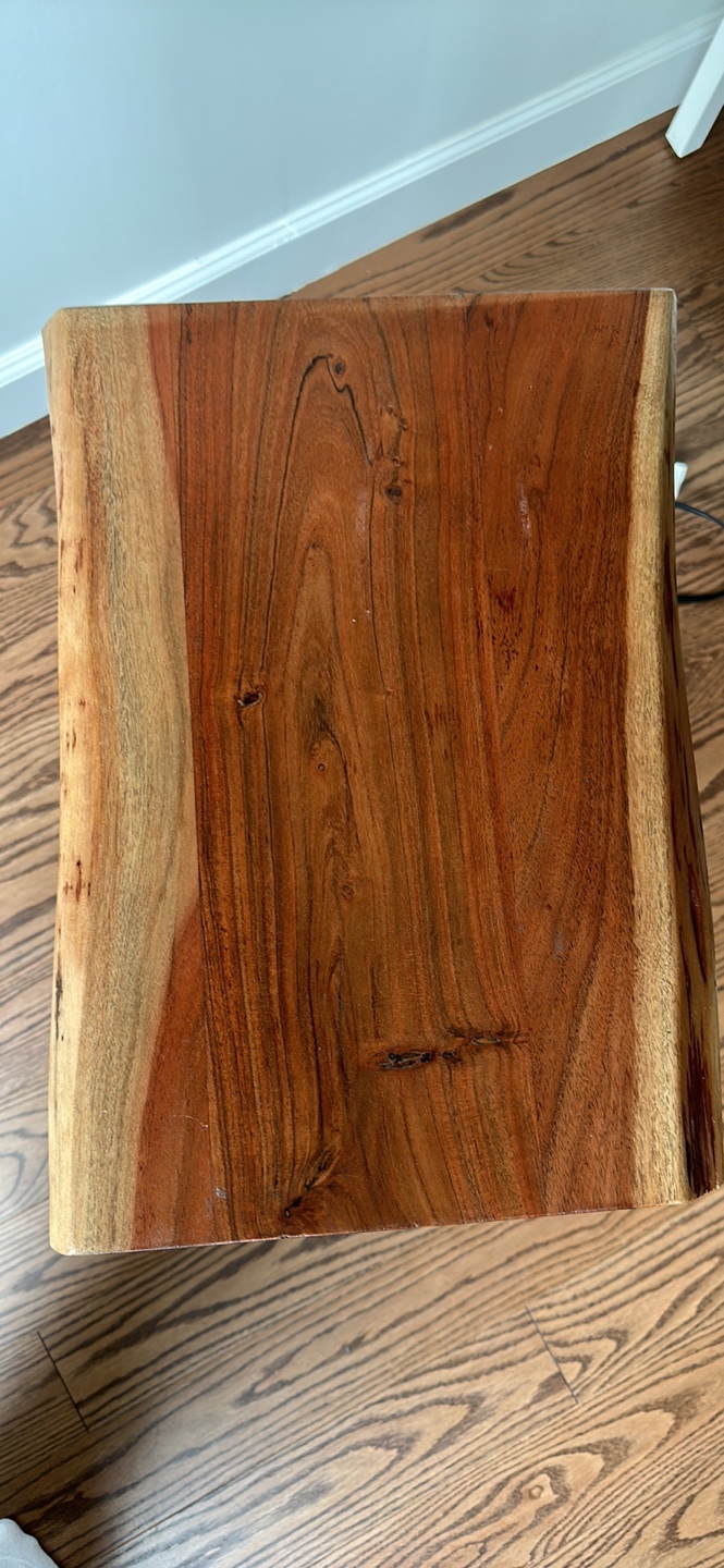 Wooden side table - photo 3