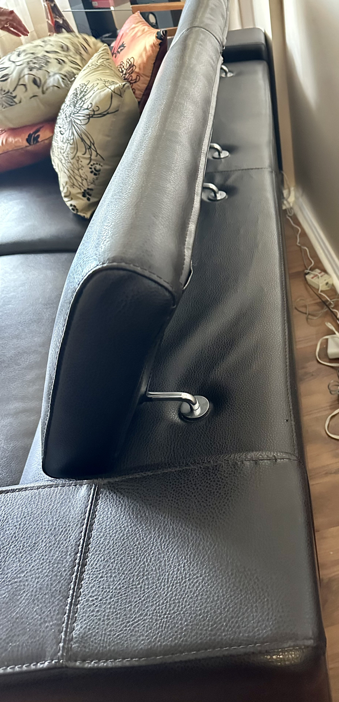 European Style Leather Sofa - photo 4