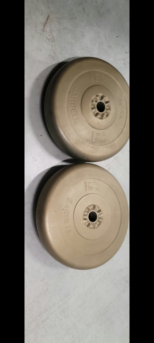 2 York Barbells