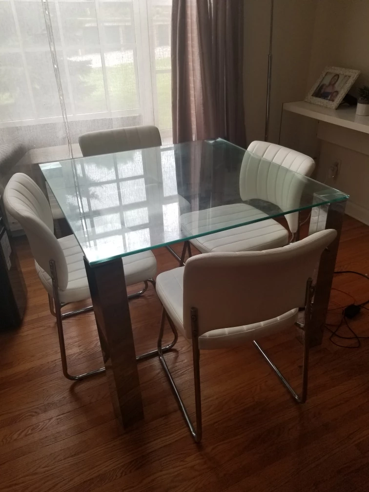 White Dining Set