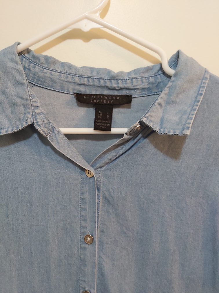 Longsleeve dress with stripes on arms, size large image indicator(2)