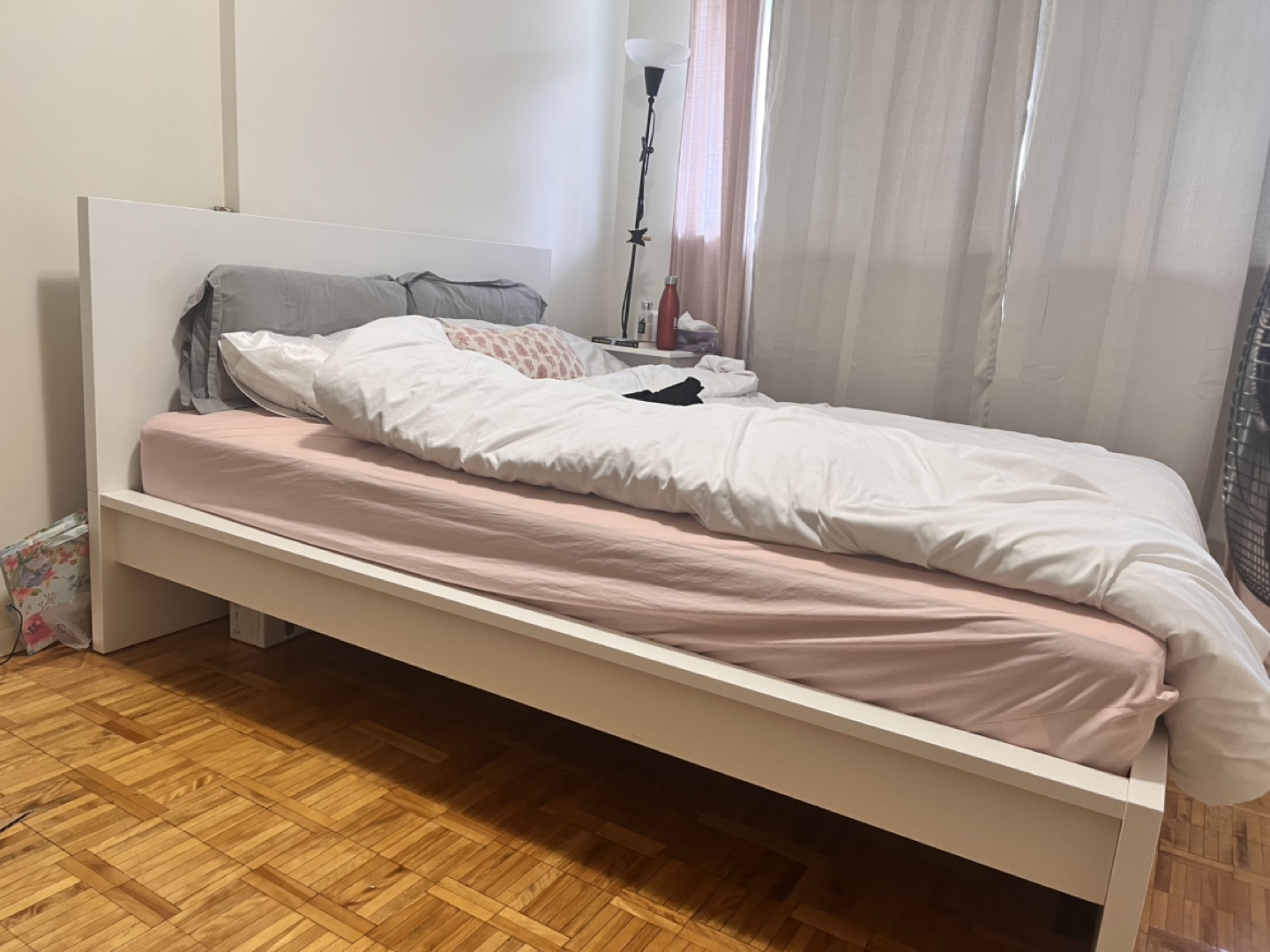 IKEA, queen bed and mattress