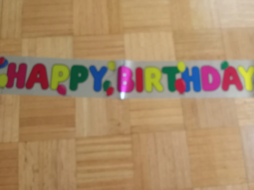 happy birthday decoration #freecycle