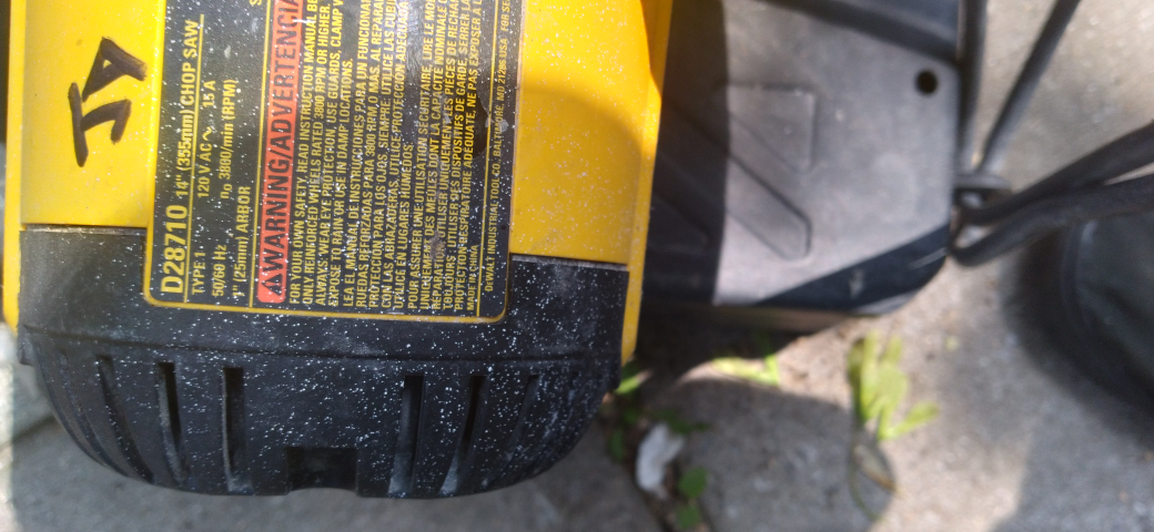 dewalt 14 " metal chop saw - photo 3