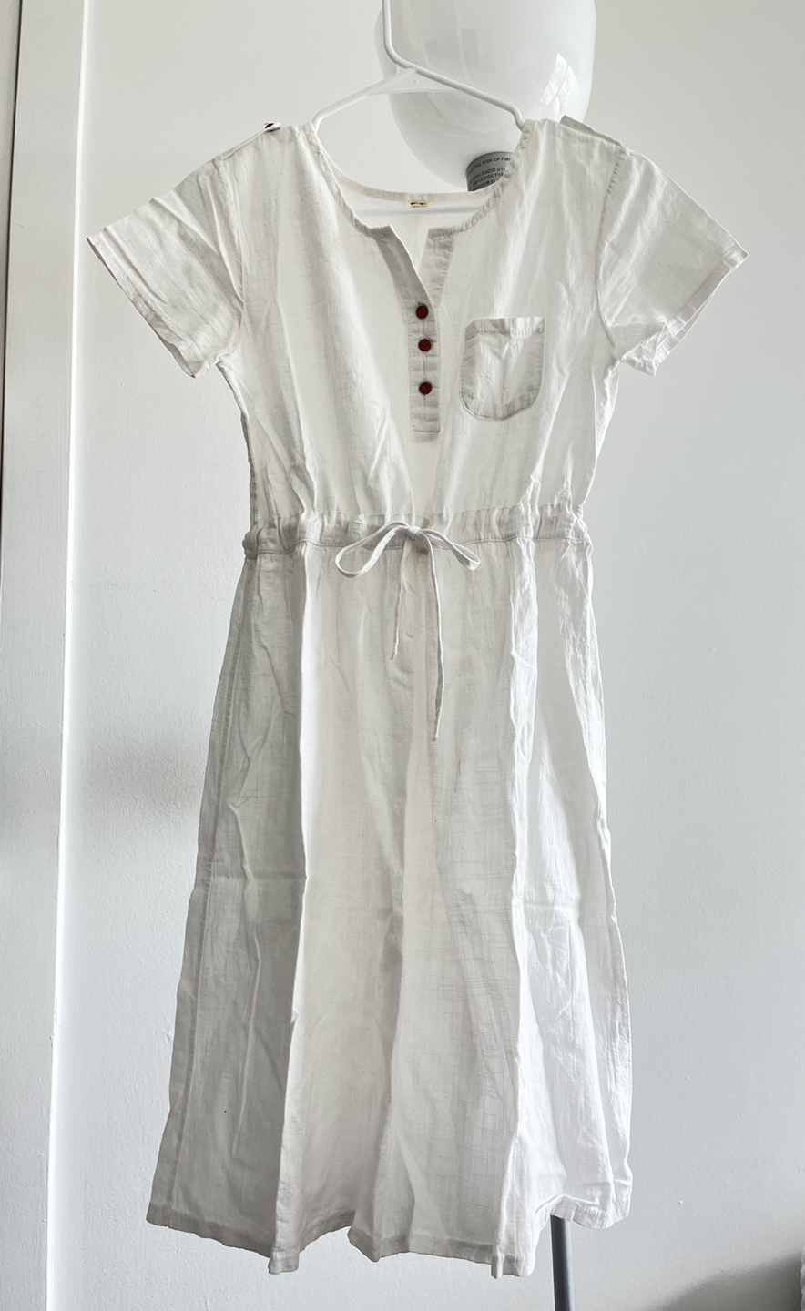 Korean Button Dress