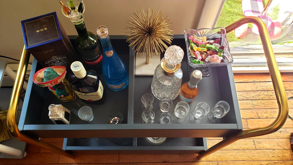 Create and Barrel Bar Cart - photo 2