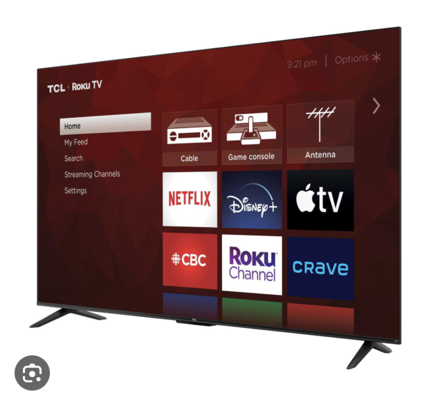 TCL 50 inch TV never used open box