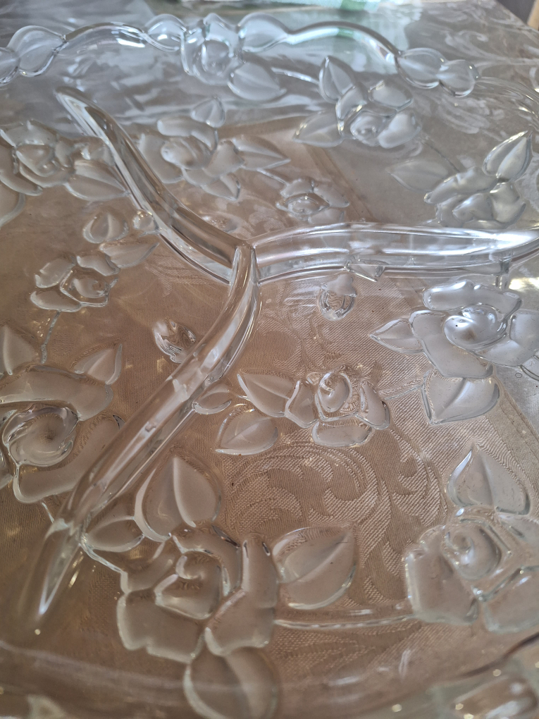 glass serving platter - photo 2
