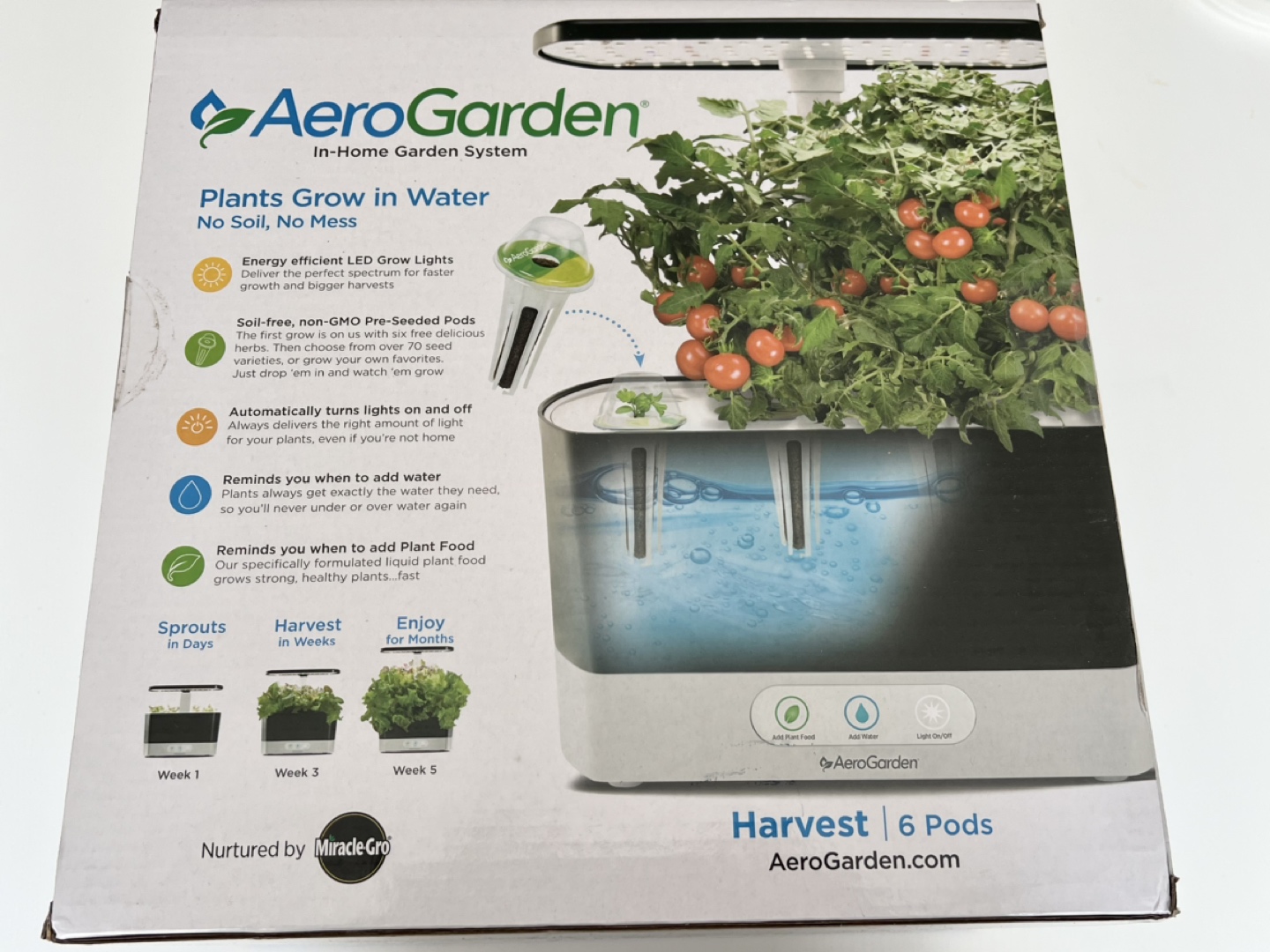BNIB AeroGarden with 6 pods 🧡 - photo 2