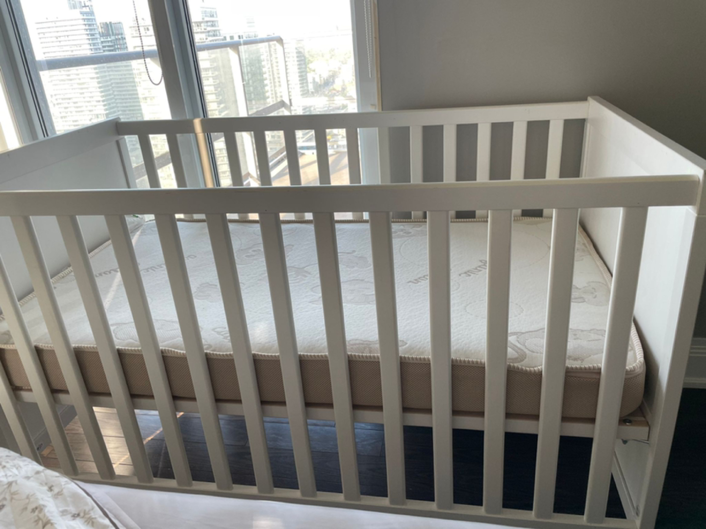 Baby crib with mattress - photo 2