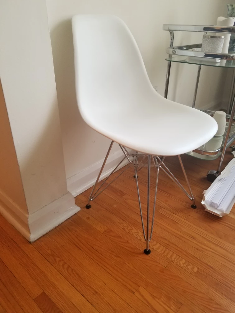 White Eiffel chair