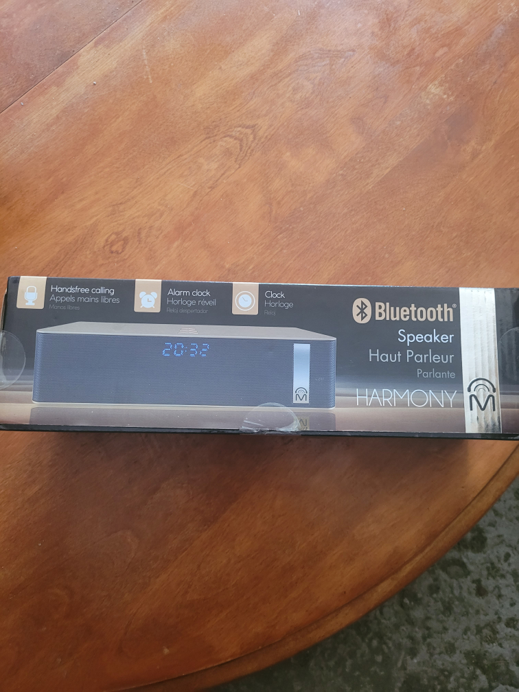 Bluetooth speaker/alarm clock