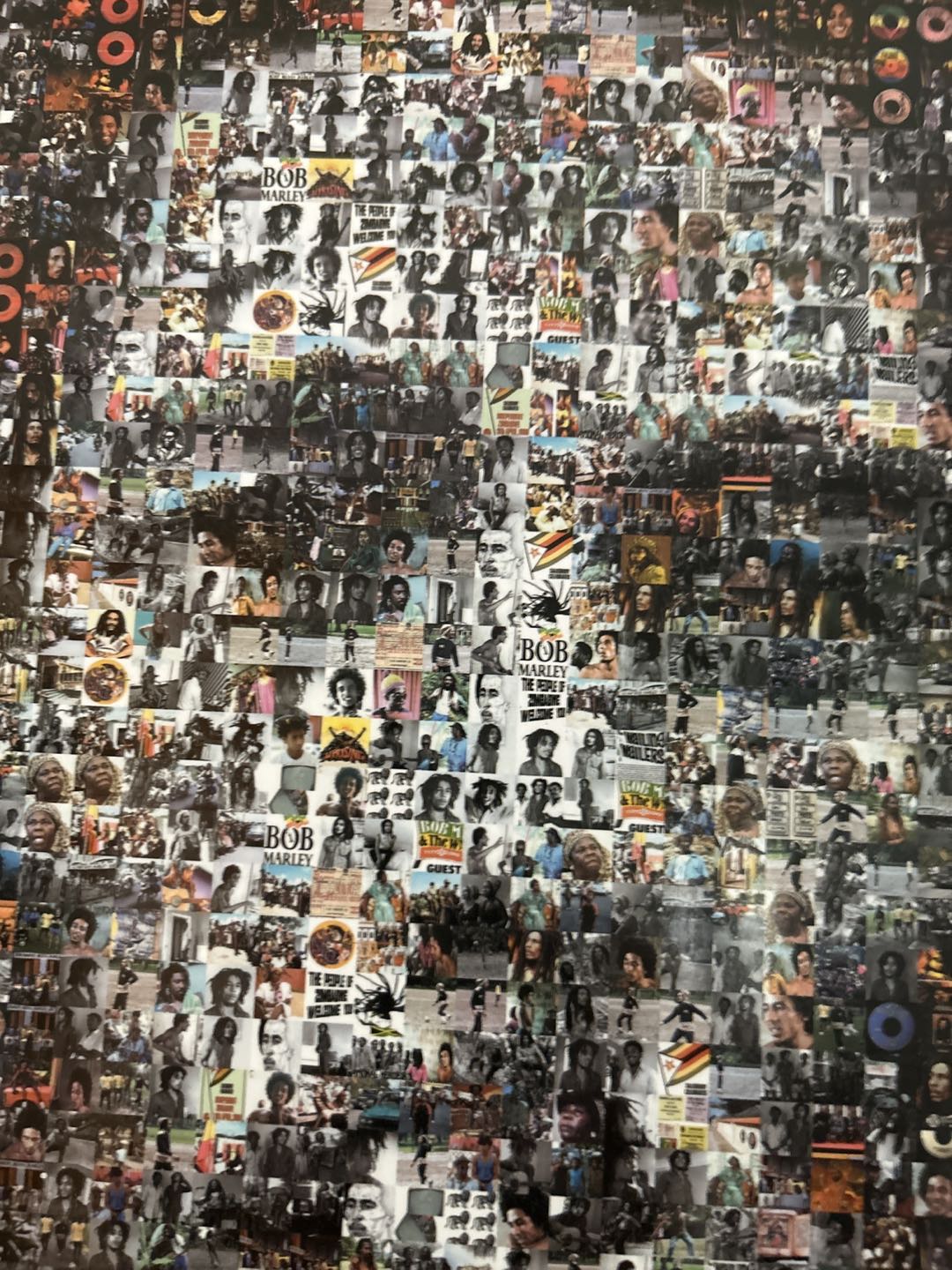 Bob Marley photo mosaic image indicator(3)