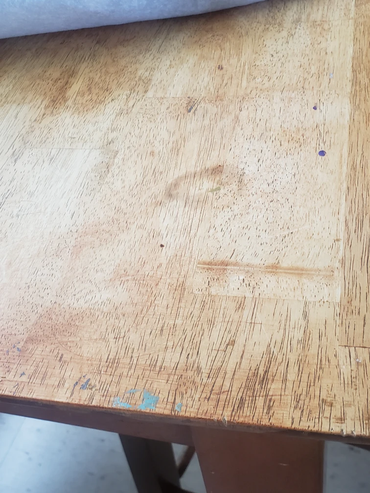 Solid wood dining table #freecycle - photo 5