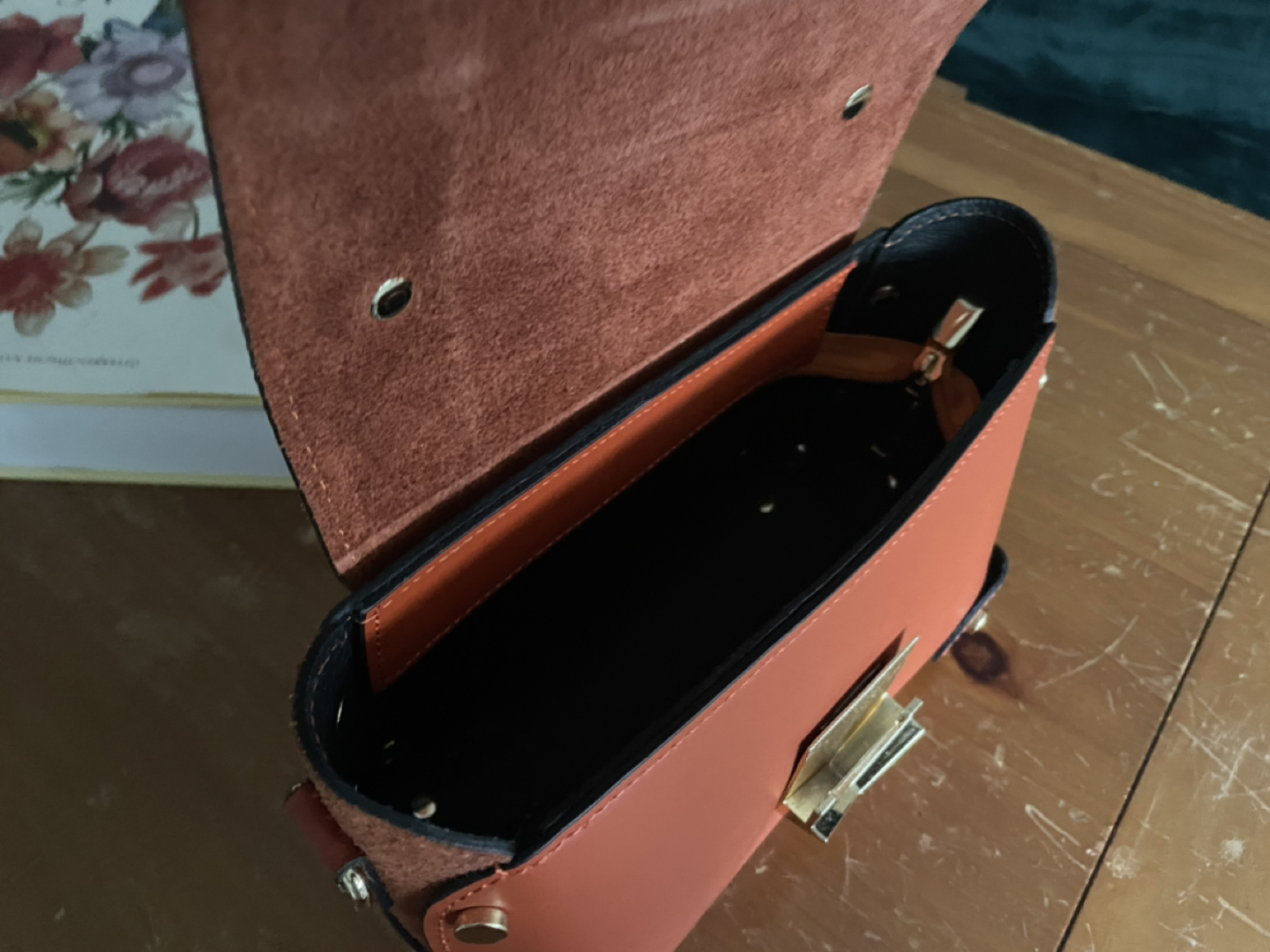 Leather handbag - photo 5