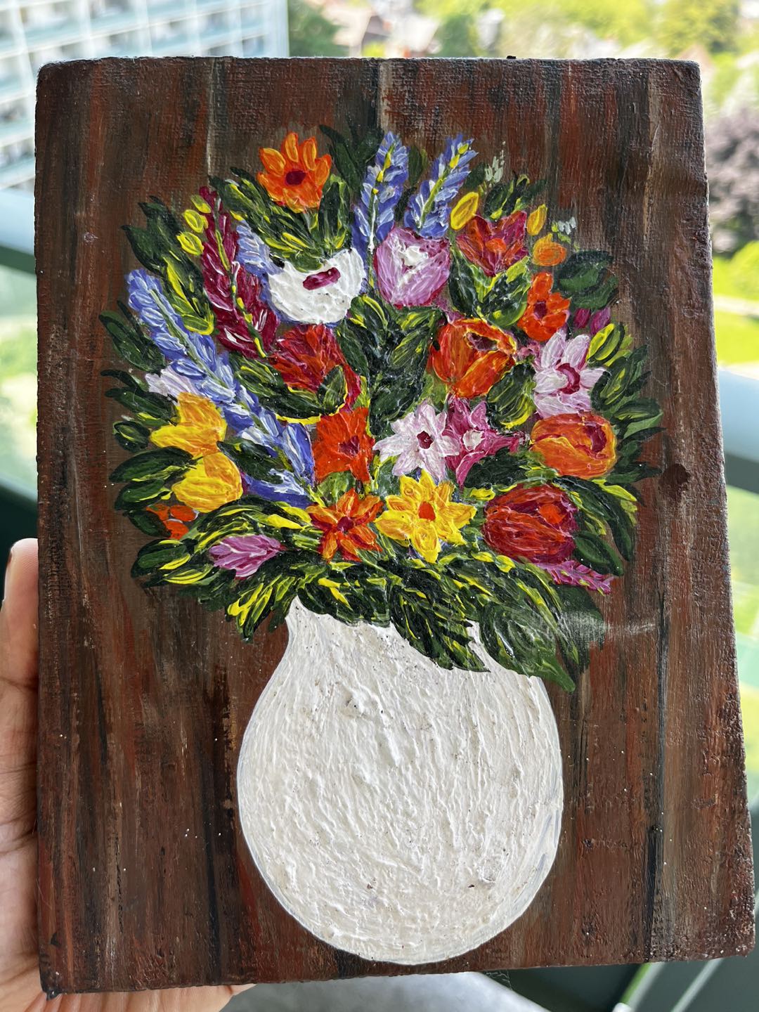 Acrylic painting #freecycle - photo 2