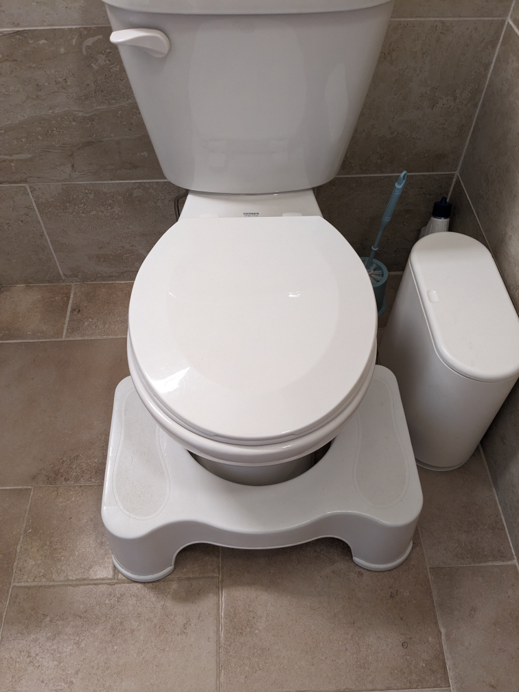 ☀️ Squatty step/stool (🚽 not included)